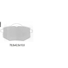 GALFER КОЛОДКИ ДИСКОВІ ТОРМОЗНІ KH136 POLMETALICZNE (OFERTA SPECJALNA) WYCOFANE Z OFERTY