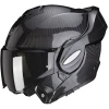 SCORPION ШОЛОМ SZCZEKOWY EXO-TECH КАРБОН SOLID BLACK КОЛІР КАРБОН РОЗМІР M - зображення 2