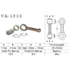 VESRAH ШАТУН HONDA TRX 300 '88-'00, TRX 300EX '93-'08 (VA1010) (MADE IN JAPAN)