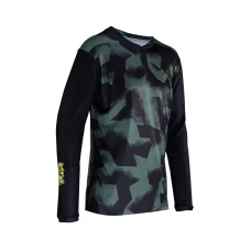 LEATT (НОВИНКА 2024) СОРОЧКА ROWEROWA MTB GRAVITY 3.0 JERSEY SPINACH КОЛІР ZIELONY/CZARNY РОЗМІР L