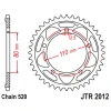 ЗАДНЯ ЗІРКА JR 4350 42 TRIUMPH 865 AMERICA\/AMERICA LT\/SPEEDMASTER '14-17' (435042JT) (LANC520) - зображення 1