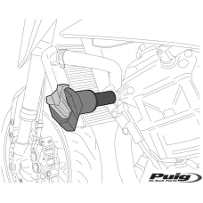 PUIG CRASH КОЛОДКИ R19 HONDA CBR650R 19'-21' C/BLACK