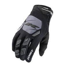 KENNY RACING 2025 РУКАВИЦІ CROSS/ENDURO МОДЕЛЬ SAFETY BLACK КОЛІР ЧОРНИЙ/СІРИЙ РОЗМІР S