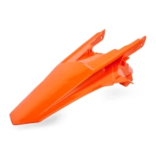 POLISPORT КРИЛО ЗАД (БЕЗ КАРТ) KTM EXC/EXCF `17-19 КОЛІР СІРИЙ (WITH PINS)