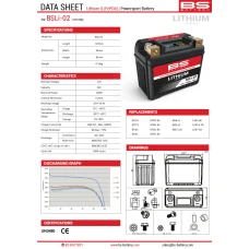 BS АКУМУЛЯТОР LITOWO-JONOWY ZE WSKAZNIKIEM NALADOWANIA LIFEPO4 BSLI-02 (107X56X85) (140A,24WH,2AH) (YTX4L-BS,YTX5L-BS,YTX7L-BS,YTX7A-BS,YTZ5S,YTZ7S) (12)