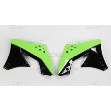 UFO КРИШКИ РАДІАТОРА KAWASAKI KXF 250 '09-'12 КОЛІР OEM (ZIELONY/CZARNY)