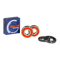PROMX ПІДШИПНИК КОЛЕСА ПЕРІД ( ПЕРІД ) Z УЩІЛЬНЮВАЧAMI YAMAHA YZF 125 , MT 125 , NACHI JAPAN 2X ПІДШИПНИК 2X УЩІЛЬНЮВАЧ
