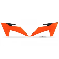 UFO КРИШКИ РАДІАТОРІВ KTM SX/SXF(SX-F) 125/250/300/350/450F 2023 КОЛІР КОЛІР ПОМАРАНЧ FLUO