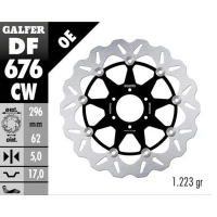 GALFER НОВИЙ ТОВАР ДИСК ТОРМОЗНИЙ ПЕРІД HONDA CBR 600F4 '99-'00; CBR 900RR '92; VFR 800 '89-'13; CROSSRUNER X '11-'14; XL 1000V VARADERO '99-'02; GL 1800 GOLD WING '01-'17 (WAVE FLOATING) (296X62X5MM)