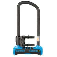 OXFORD ЗАХИСТ ПРОТИКРАДІЖКА KLODKA Z ТРОСИК SHACKLE 14 PRO DUO U-LOCK + CABLE 320MM X 177MM КОЛІР СИНІЙ