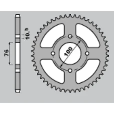 CHT ПРОДАЖА ЗІРОЧКА ЗАД 4301 43 (430143) SUZUKI LT-E LTE 250/300/500 '82-'87, LTR LT-R 500 '88-'92 , VL 250 INTRUDER '00-'04 ,GSX-R 250 '87-'89