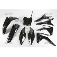 UFO КОМПЛЕКТ ПЛАСТІКОВ HONDA CRF 250R 14-17, CRF 450R 13-16 Z OSLONAMI ФІЛЬТРА ПОВІТРЯ КОЛІР ЧОРНИЙ (HO121E001)