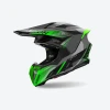 AIROH НОВИНКА ШОЛОМ CROSS \/ ENDURO \/ ATV \/ QUAD TWIST 3 SHARD GREEN GLOSS КОЛІР ЗЕЛЕНИЙ FLUOCZARNY\/SZARY РОЗМІР L - зображення 1