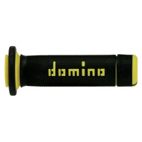 DOMINO ПЕРЕМИКАЧІ (GRIPY) ATV/QUAD DWUSKLADNIKOWE КОЛІР  ЧОРНИЙ/ЖОВТИЙ