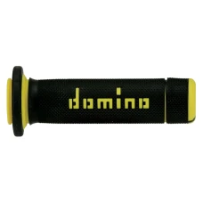 DOMINO ПЕРЕМИКАЧІ (GRIPY) ATV/QUAD DWUSKLADNIKOWE КОЛІР  ЧОРНИЙ/ЖОВТИЙ