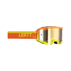 LEATT (НОВИНКА 2023) ОКУЛЯРИ VELOCITY 4.5 IRIZ GOGGLE CITRUS BRONZ UC 68% - КОЛІР POMARANCZOWY/ZOLTY FLUO ХВІРТКА LUSTRZANA КОРИЧНЕВИЙ