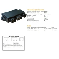 DZE МОДУЛЬ ЗАПАЛУ CDI YAMAHA YFM450 GRIZZLY 07, KODIAK 04-06 (5ND-85540-10)