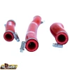 FM-PARTS SILIKONOWE WEZE\/PRZEWODY РАДІАТОРА KTM EXC 250\/300 TPI '20-'23, HUSQVARNA TE\/TEI 250\/300 TPI '20-'23 ,GAS-GAS EC 250\/300 TPI '20-'23 КОЛІР ЧЕРВОНИЙ - зображення 2