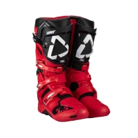 LEATT (АКЦІЯ 2023) ВЗУТТЯ CROSS 5.5 FLEXLOCK BOOTS RED КОЛІР ЧЕРВОНИЙ/ЧОРНИЙ РОЗМІР 48 / 31.5 CM
