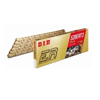 DID 520ERT3G&G-94 ЛАНЦЮГ ЗОЛОТИЙ / ЗОЛОТИЙ (94-OGNIW) БЕЗ O-RINGOW (ВІДКРИТИЙ + ЗАСТІБКА)