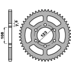 ЗАДНЯ ЗІРКА PBR 707 49 C45 CAGIVA 50/80 (LANC. 428)