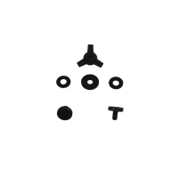 6D HELMETS ЗАПЧАСТИНИ КОМПЛЕКТ БОЛТІВ DO DASZKU ATR-3 КОЛІР ЧОРНИЙ