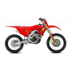 UFO КОМПЛЕКТ ПЛАСТІКОВ HONDA CRF 250R '18-'21, CRF 450R '17-'20 КОЛІР ЧЕРВОНИЙ ( W КОМПЛЕКТІ КРИШКИ ТЕЛЕСКОПІЧНИЙ І НАКЛЕЙКИ )