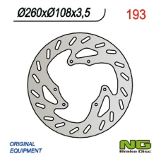 NG ДИСК ТОРМОЗНИЙ ПЕРІД DERBI 50/125, GAS GAS 125-450 (260X108X3,5)