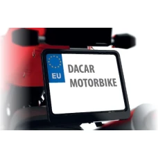 BIKETEC РАМКА DO ТАБЛИЦІ (NA TABLICE)  REJESTRACYJNEJ MOTOCYKL/MOTORBIKE КОЛІР ЧОРНИЙ