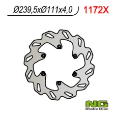 NG ДИСК ТОРМОЗНИЙ ЗАД KTM 690/950/990 '06-'15 (240X111X4) (6X6,5MM)