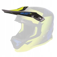 SHOT RACING ПРОДАЖА КОЗИРКА DO ШОЛОМ FURIOUS TRUST BLUE NEON ЖОВТИЙ MATT