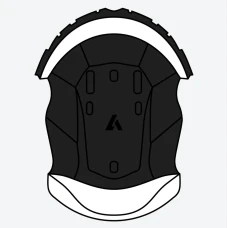 AIROH STRYCKER КОРОНКА PADDING L 20+15MM