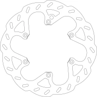 GOLDFREN BRAKEDISC ПЕРЕД HUS 00-,KTM125-525 92- HVA 125-501 14-