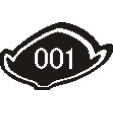 UFO КОМПЛЕКТ КРІПЛЕННЯ (KA03773) + НАПРАВЛЯЮЧА (KA03772) KAWASAKI KXF 250 '06-'08 КОЛІР ЧОРНИЙ
