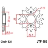 JT ЗІРОЧКА ПЕРІД 2200 13 BMW G 450 X '08-11', HUSQVARNA 449\/511 TC\/TE\/SM '11-12' (220013JT) (LANC. 520) - зображення 1