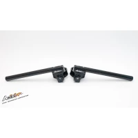 ACCEL КЕРМО ДВОЧАСТНА РЕГУЛЬОВАНА STREET CLIP-ON КРОНШТЕЙН 55MM КОЛІР ЧОРНИЙ - АКЦІЯ