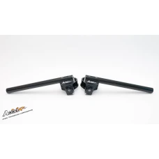 ACCEL КЕРМО ДВОЧАСТНА РЕГУЛЬОВАНА STREET CLIP-ON КРОНШТЕЙН 55MM КОЛІР ЧОРНИЙ - АКЦІЯ