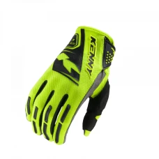 KENNY RACING 2025 РУКАВИЦІ CROSS/ENDURO МОДЕЛЬ PERFORMANCE NEON ЖОВТИЙ КОЛІР ЖОВТИЙ FLUO/CZARNY РОЗМІР M