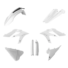 КОМПЛЕКТ ПЛАСТИКА POLISPORT (ПОВНИЙ KIT) BETA X-TRAINER '15-'19 В КОМПЛЕКТІ КРИШКА АМОРТИЗАТОРІВ  (8398700002) КОЛІР БІЛИЙ OEM