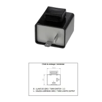 DZE ВИКЛЮЧАТЕЛЬ ПОВОРОТІВ SUZUKI (6V) (38610-H23450H-000)