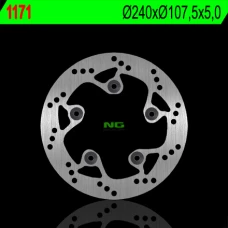 NG ДИСК ТОРМОЗНИЙ ЗАД KTM DUKE 690/790/890 '08-'22, SUPERMOTO 950/990 '05-'08, SUPERDUKE 690/950/990 (240X107,5X5) (5X8,5MM)