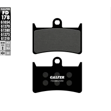 GALFER КОЛОДКИ ДИСКОВІ ТОРМОЗНІ KH252 / KH380 ПЕРІД, POLMETALICZNE