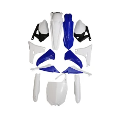 POLISPORT ПРОДАЖА КОМПЛЕКТ ПЛАСТІКОВ (ПОВНИЙ KIT) YAMAHA YZ 450F '10-13 W КОМПЛЕКТІ TABLICA ПЕРІД (8678400001) I КРИШКИ AMORTYZAROROW (8352000001) КОЛІР NIEBIESKO БІЛИЙ OEM - POWYSTAWOWY, DROBNE ЦАРАПИН