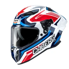 CABERG ШОЛОМ INTEGRALNY Z БЛЕНДА МОДЕЛЬ DRIFT EVO II JARAMA КОЛІР BIALY/CZERWONY/NIEBIESKI РОЗМІР S (PINLOCK W КОМПЛЕКТІ)