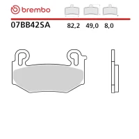 BREMBO 2026/06 КОЛОДКИ ДИСКОВІ ТОРМОЗНІ KH779 ROAD SINTER SA (SPIEK METALICZNY) (ECE R90) BMW R 1300 GS / ADV / R / RS / RT '23-'26