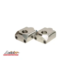 ACCEL КРІПЛЕННЯ/ПІДЙОМНИКИ КЕРМА (DOL-22,2/GORA- 28,6MM) WYS. 35MM КОЛІР СРІБНИЙ (BM-09SV22/22)