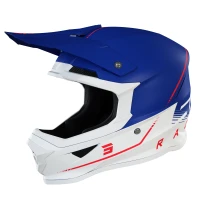 SHOT ШОЛОМ FURIOUS RAW 3.0 NAVY ЧЕРВОНА MATT XL