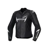 ALPINESTARS ШКІРА КУРТКА ЖІНКА FASTER V3 BLACK\/WHITE 42 - зображення 1
