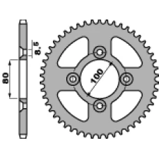 ЗАДНЯ ЗІРКА PBR 4351 50 F HONDA CRF 100 04-09, XR 100R (LANC. 428)