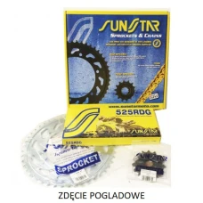 SUNSTAR КОМПЛЕКТ ПРИВІДНИЙ SUZUKI GSX-R 750 '11-'15 СТАНДАРТ (17/45/116) (DO 900CC) (SUN40417/SUN1-4474-45/SS525RDG-116N)